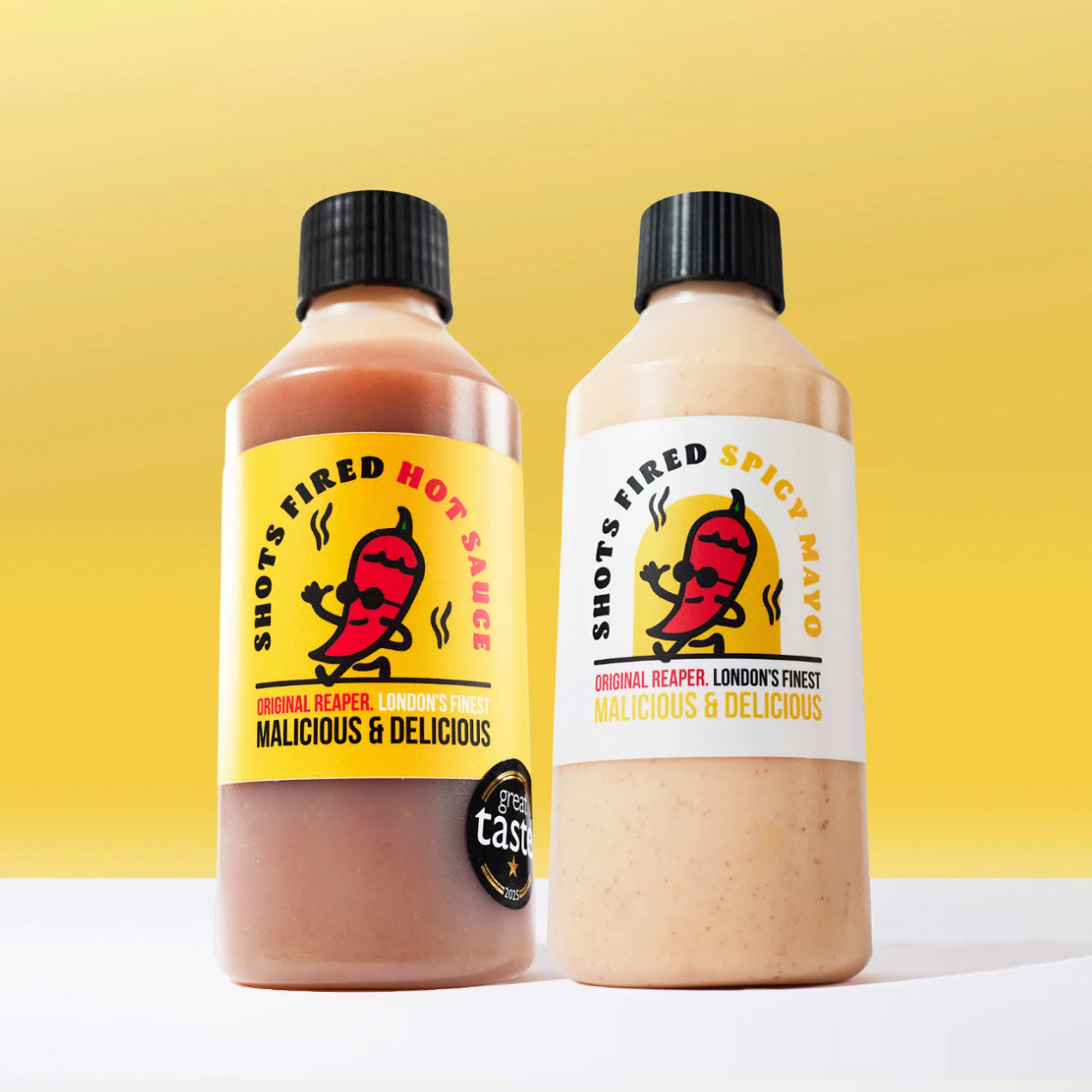 Shots Fired: Hot Sauce & Mayo Duo Pack