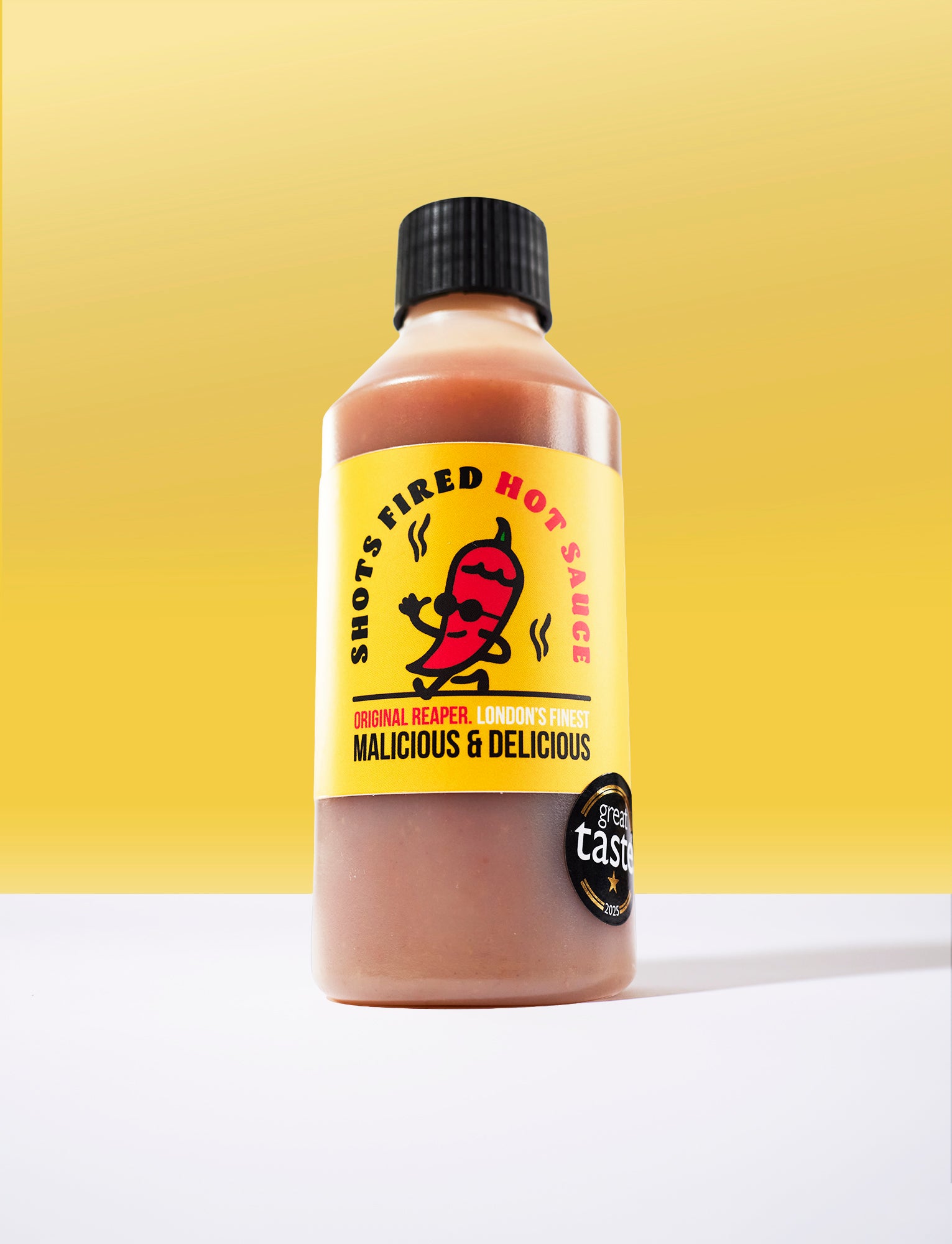Shots Fired Hot Sauce: 250ml Bottle