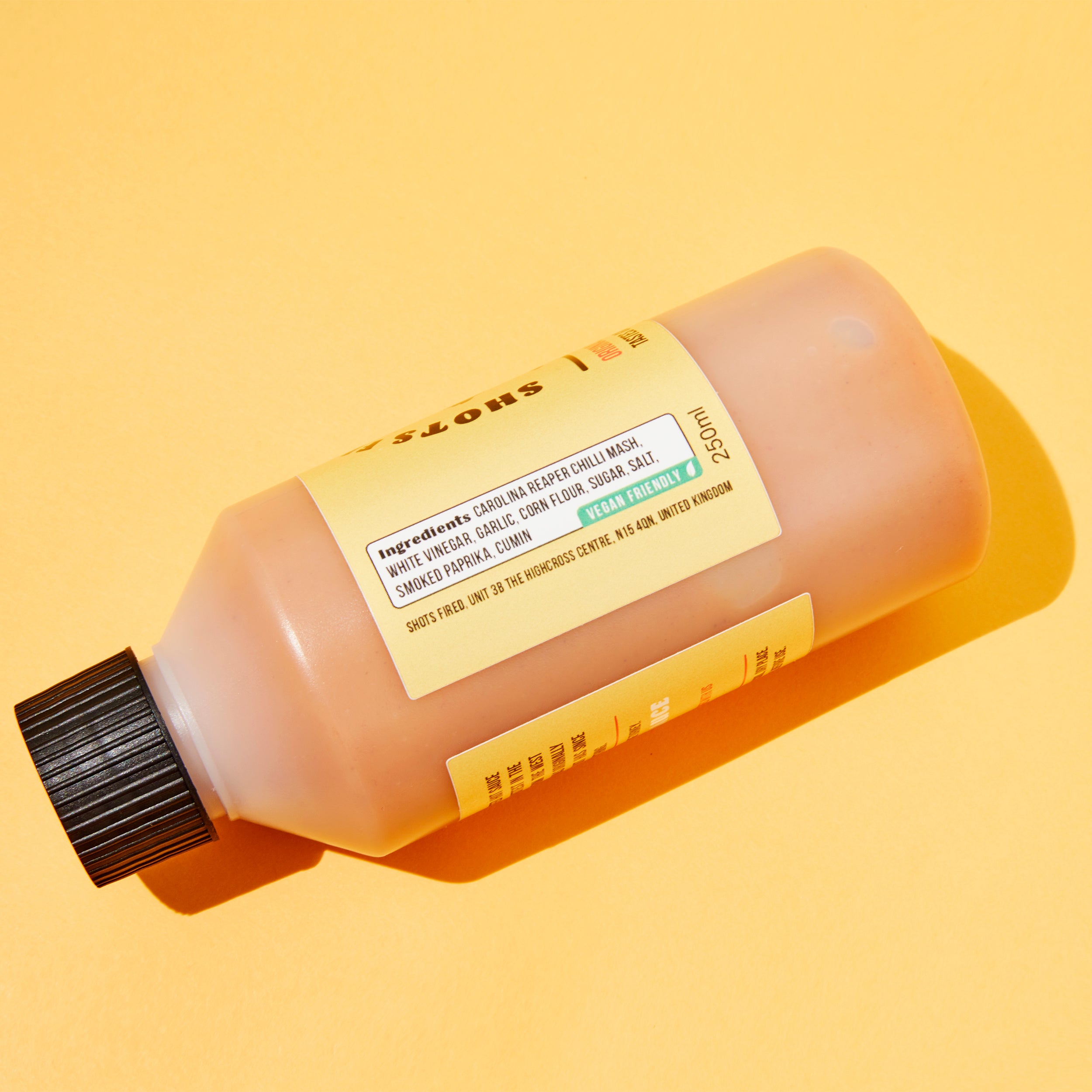 Shots Fired Hot Sauce: 250ml Bottle